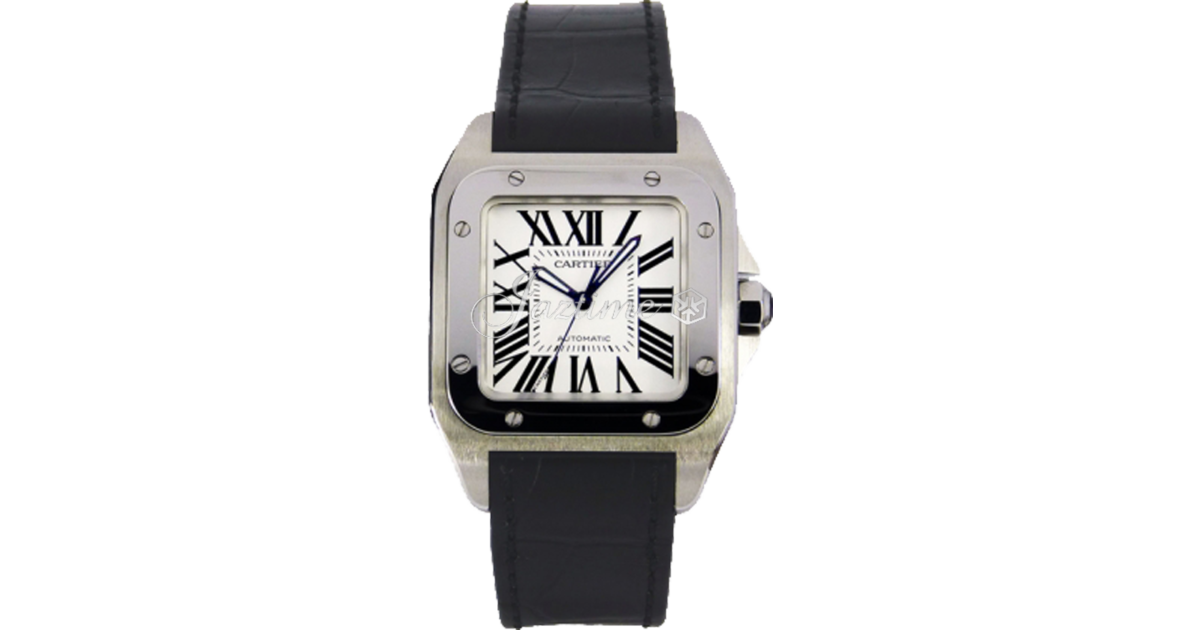 CARTIER W20106X8 SANTOS 100 STAINLESS STEEL BRAND NEW