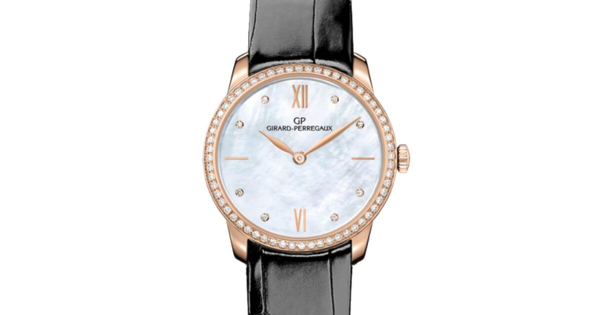 Girard Perregaux 1966 30MM Pink Rose Gold Mother of Pearl