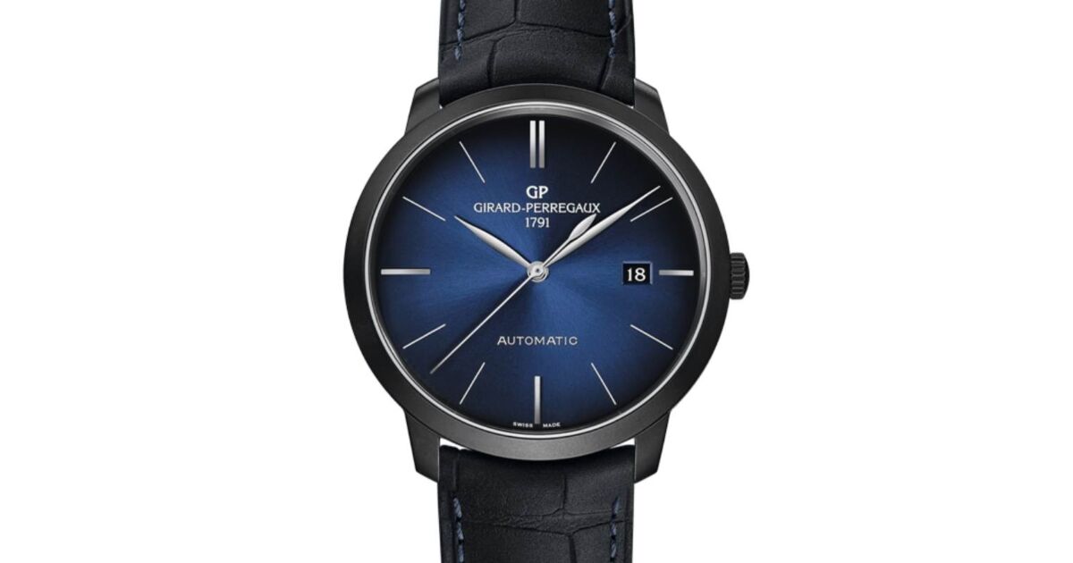 Girard Perregaux 1966 Earth to Sky Ediiton Steel Blue Sunray Motif Dial 49555 11 433 BH6A