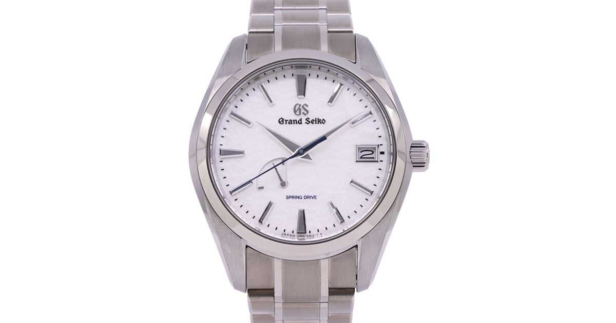 Grand Seiko Heritage Collection Stainless Steel White 41mm Dial Bracelet SBGA211 PRE OWNED