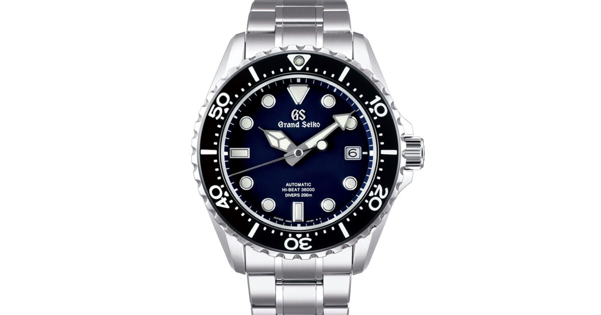 Grand Seiko Sport Hi-Beat Diver Steel Blue Dial SBGH289