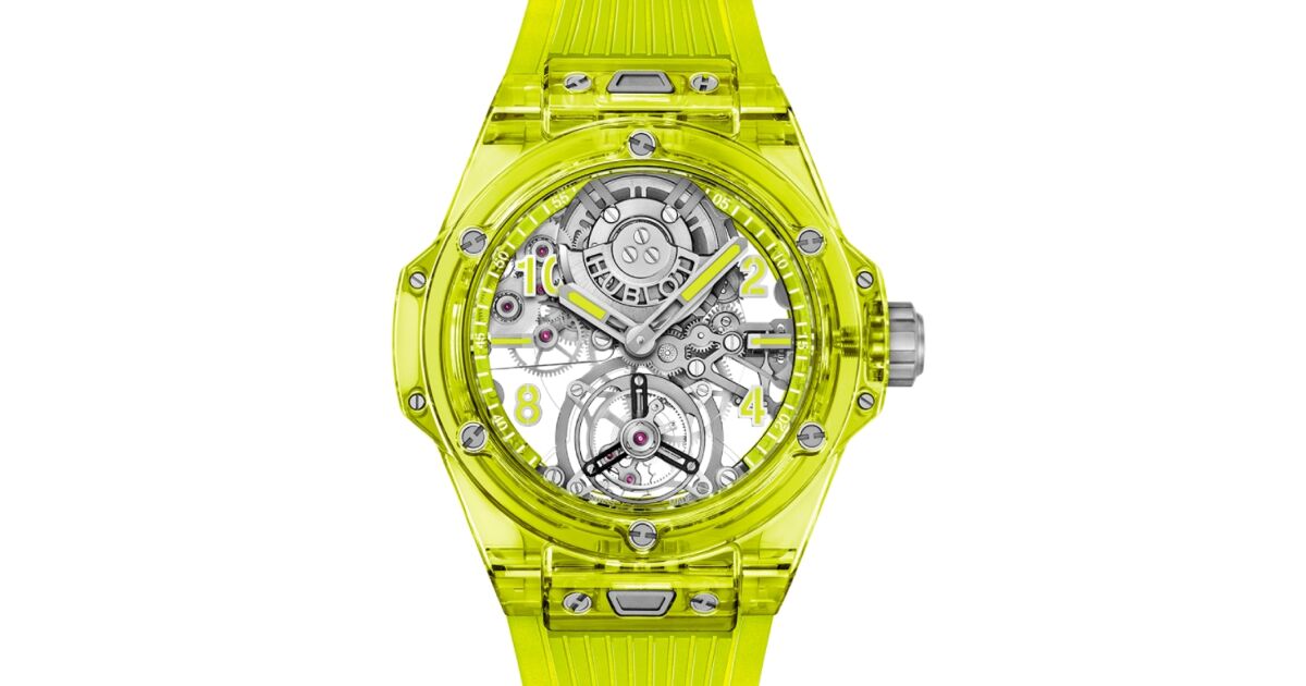 【在庫処分大特価!!】 Hublot Big Bang Complications Tourbillon Automatic Yellow K-POP・アジア