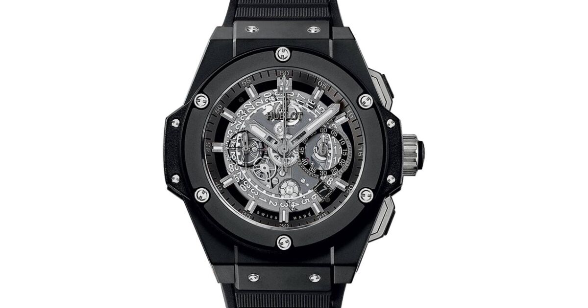 Hublot Big Bang ブラック スケルトン Pre-owned Hublot King Power Foudroyante 715.zx.1127.rx