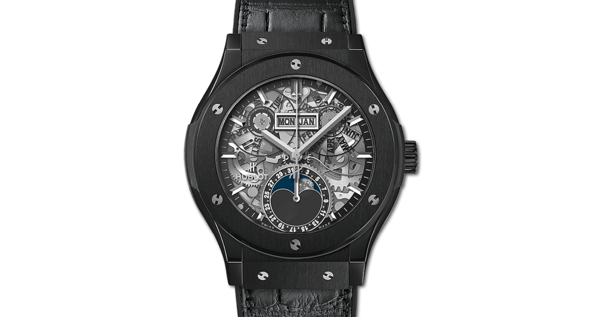 Hublot Classic Fusion Aerofusion Moonphase Black Magic 42mm