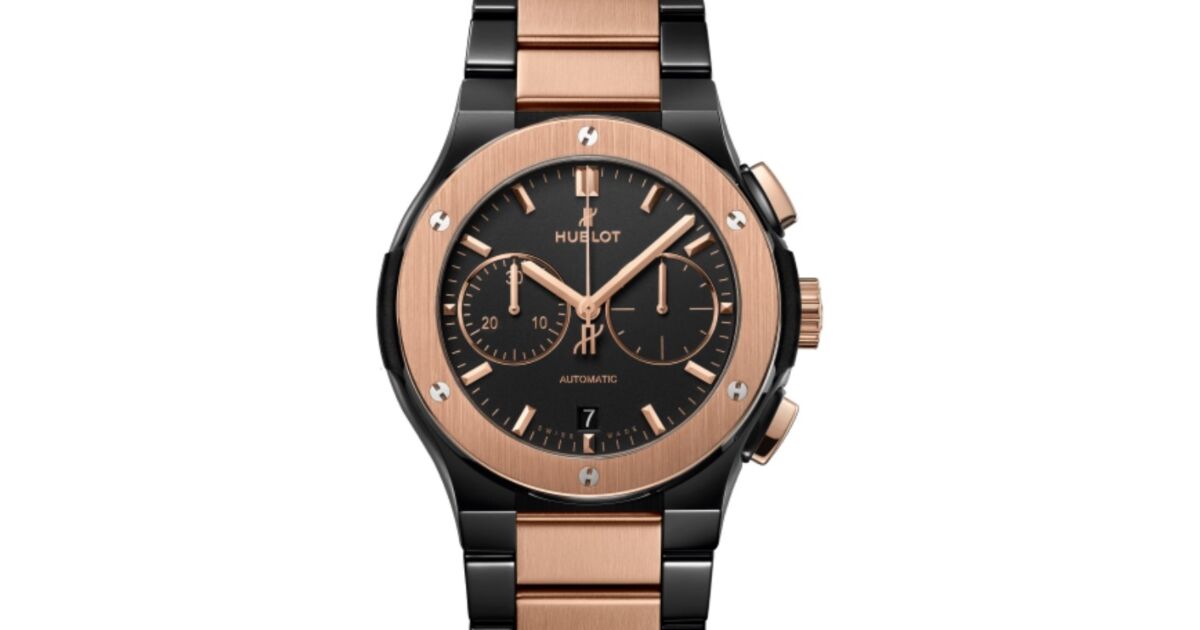 Hublot Classic Fusion Chronograph Ceramic King Gold Bracelet