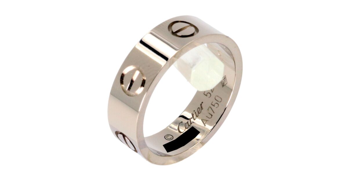 Cartier Love Ring B4084700 White Gold BRAND NEW