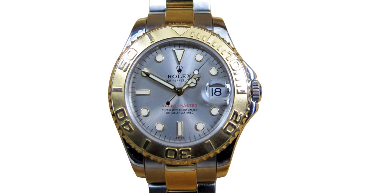 ma ma！ Rolex Yacht-Master 68623 Ladies Midsize 35mm Slate 18k