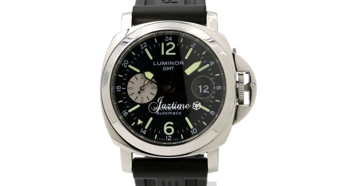 Panerai Luminor Marina GMT Stainless Steel 44mm Black Dial