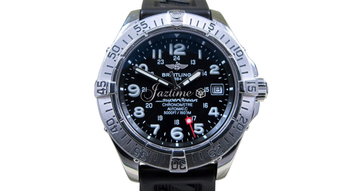 Breitling Superocean A17360 Steelfish Men's 42mm Black Breitling Superocean A17360 Steelfish Men's 42mm Black