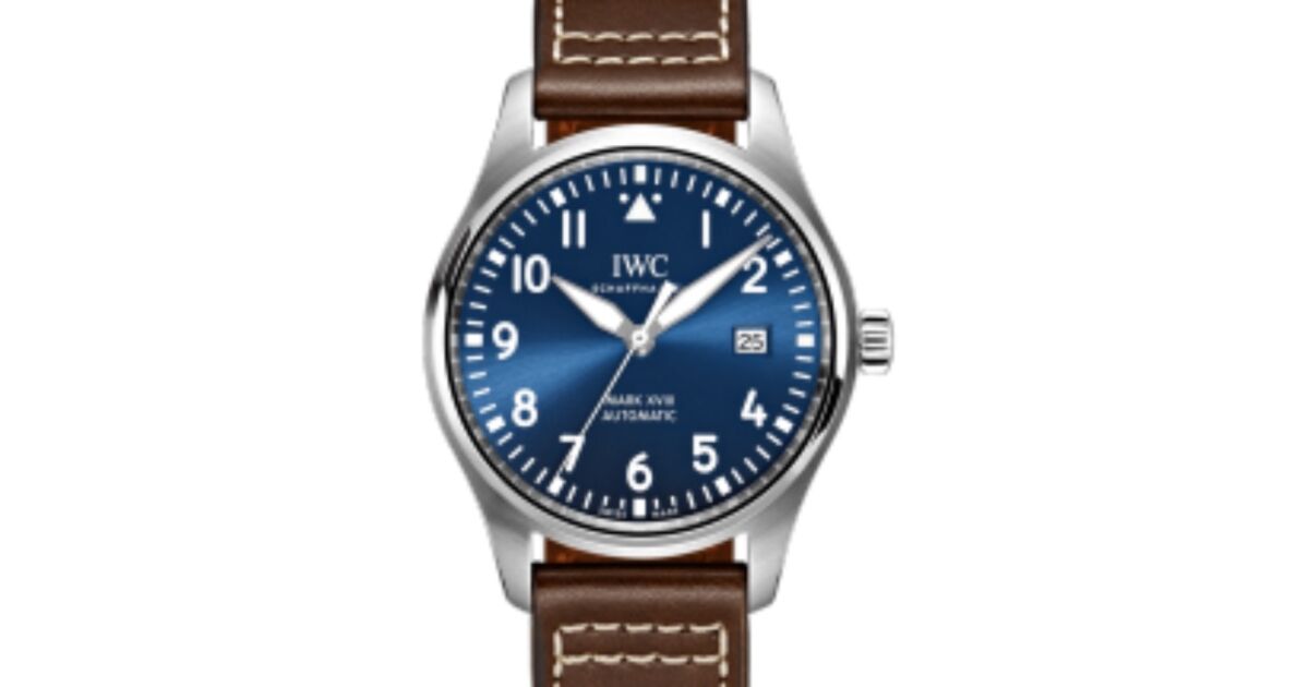 IWC Pilot s Watch Mark XVIII Edition Le Petit Prince Stainless Steel 40mm Blue Dial IW327010 Jaztime