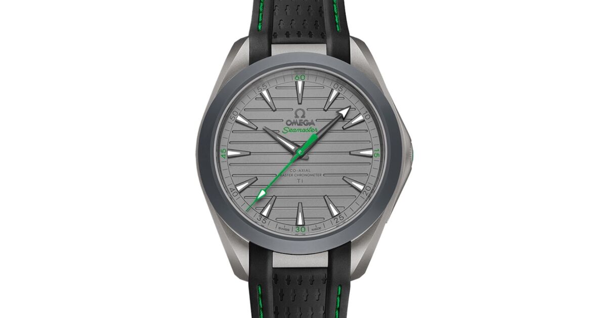 Omega Seamaster Aqua Terra 150M Co Axial Master Chronometer Ultra Light Titanium 41mm Grey Dial Rubber Strap 220.92.41.21.06.003 BRAND NEW