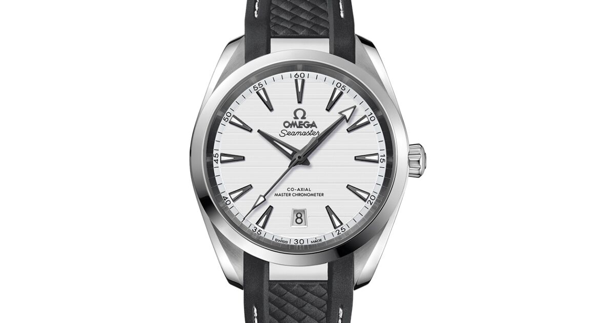 Omega Seamaster Aqua Terra 150M Stainless Steel Silver Dial Rubber Strap 38mm 220.12.38.20.02.001 BRAND NEW