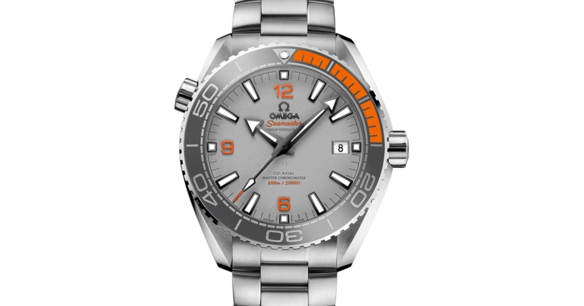 Omega Seamaster Planet Ocean 600M 43.5mm Titanium Grey Dial Bracelet 215.90.44.21.99.001