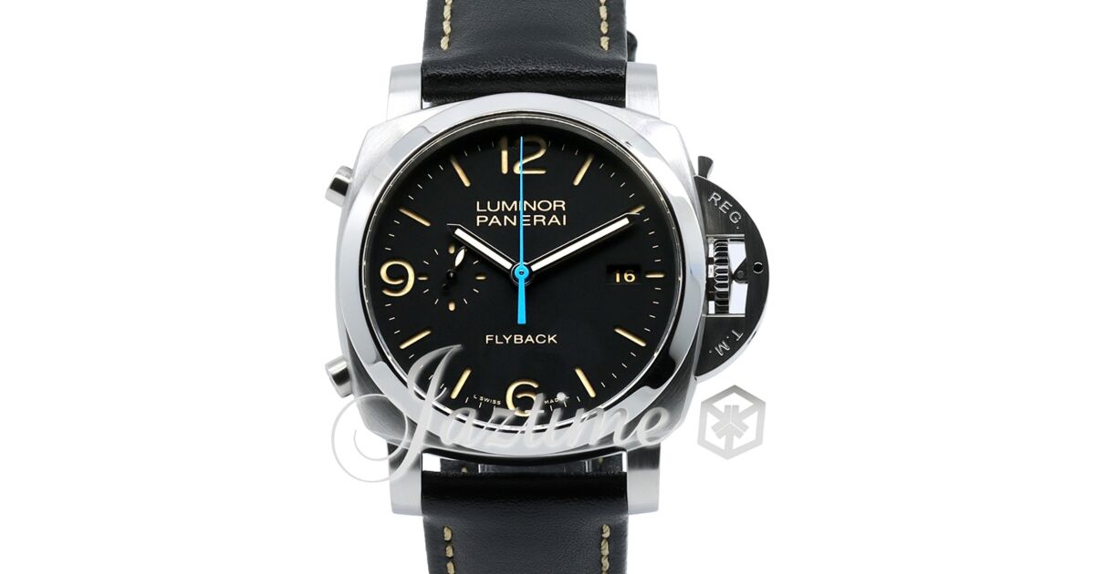 Panerai Luminor Chrono Flyback Stainless Steel 44mm Black Panerai Luminor Chrono Flyback Stainless Steel 44mm Black