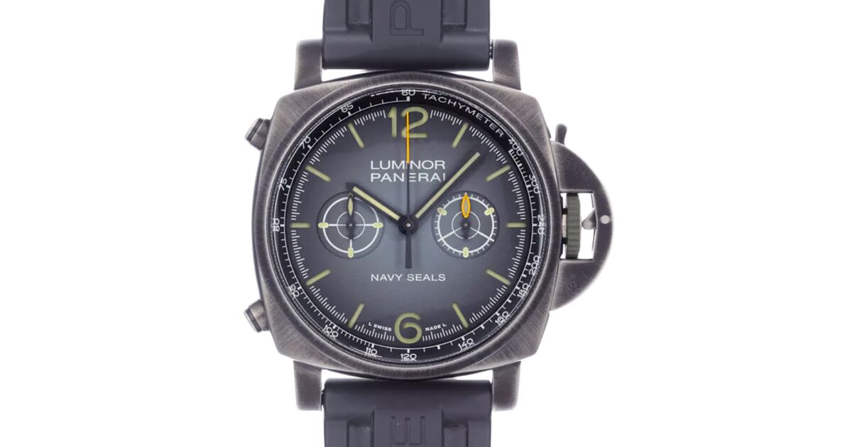 Panerai Luminor Chrono Navy SEALs Steel Grey Dial 44mm PAM01409
