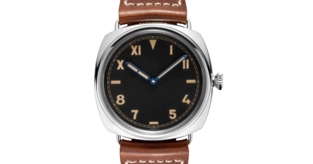 Panerai Radiomir California 3 Days Steel 47mm Black Dial Leather Strap PAM00448 BRAND NEW