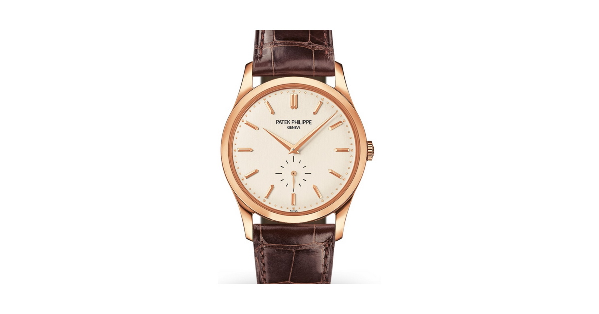 Patek Philippe Calatrava Small Seconds Manual Wind Rose Gold 37mm Silver Grey Dial 5196R 001 Jaztime