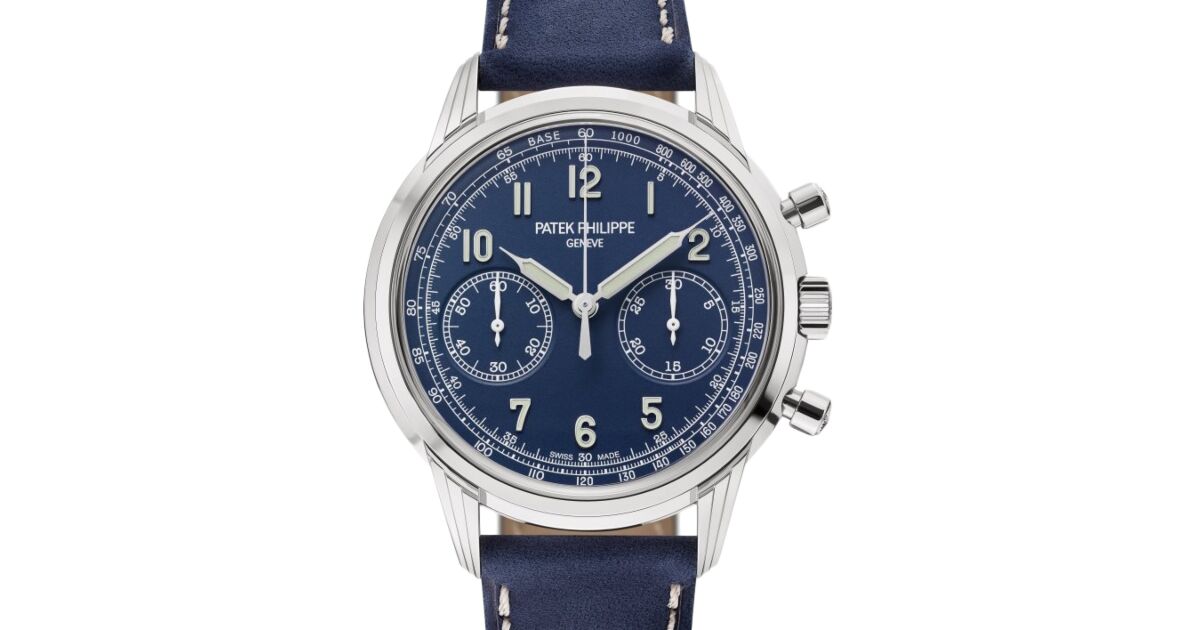 Patek Philippe Complications Chronograph White Gold Blue Dial 5172G 001 BRAND NEW