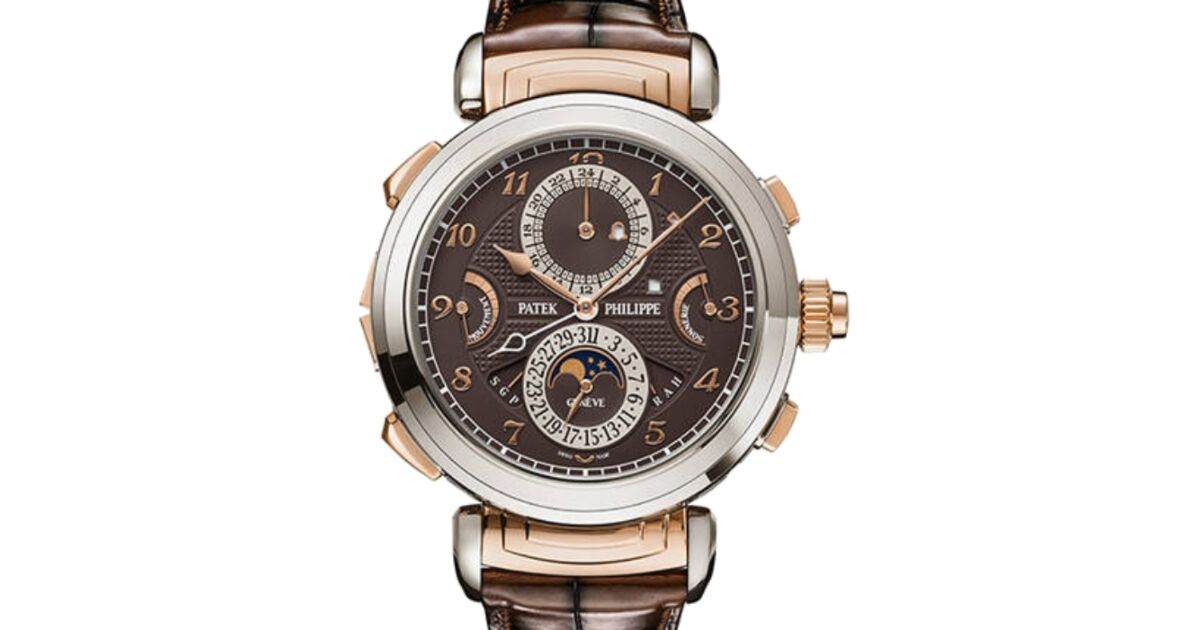珍しい Patek Philippe White Chime Grandmaster Complications Grand 小物