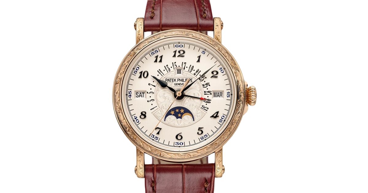 Patek Philippe Grand Complications Retrograde Perpetual Calendar Rare Handcrafts Rose Gold Silver Dial 5160 500R 001