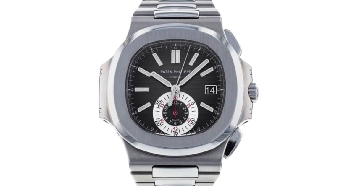Patek philippe nautilus black face online