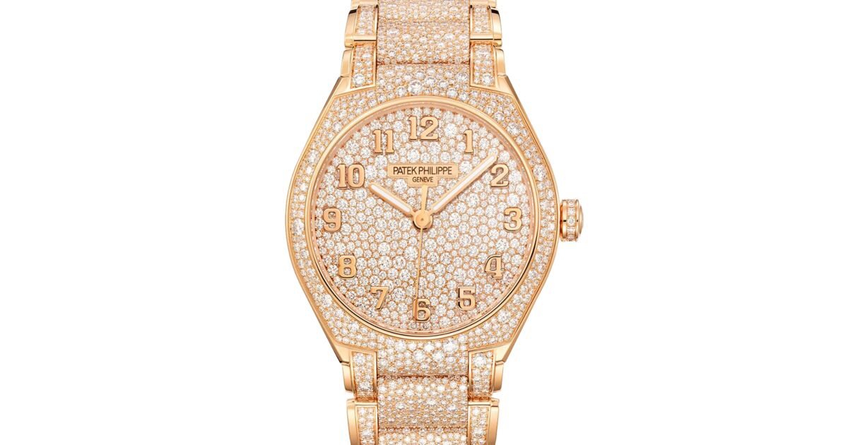 Patek Philippe Twenty 4 Automatic Rose Gold Diamond Paved Dial Bracelet 7300 1450R 001 BRAND NEW