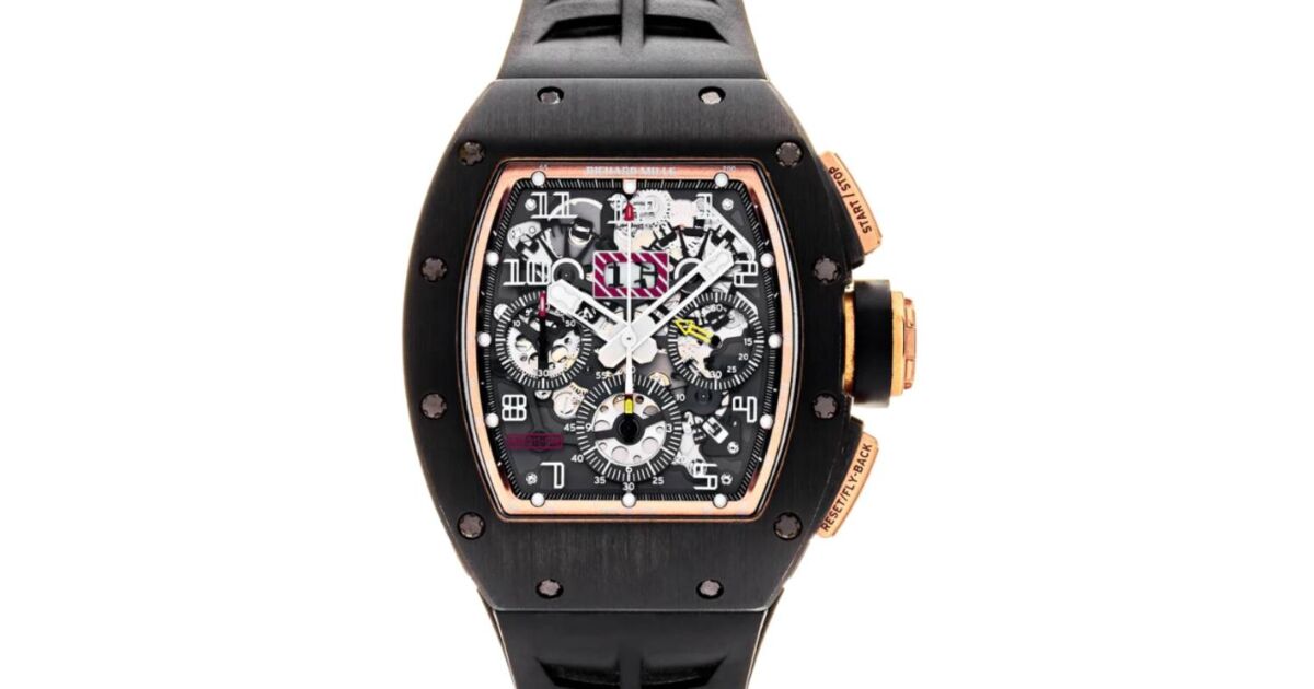 Richard mille rm 011 felipe massa flyback chronograph black kite deals