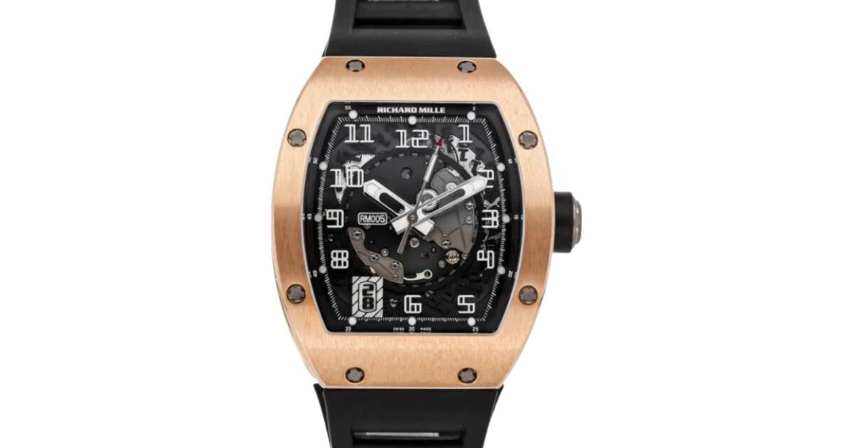 Richard Mille Automatic Rose Gold 37.8mm RM 005