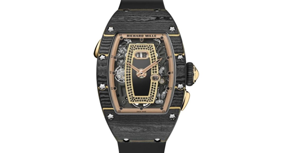 Richard Mille Automatic Winding Carbone TPT Black RM 037 BRAND NEW