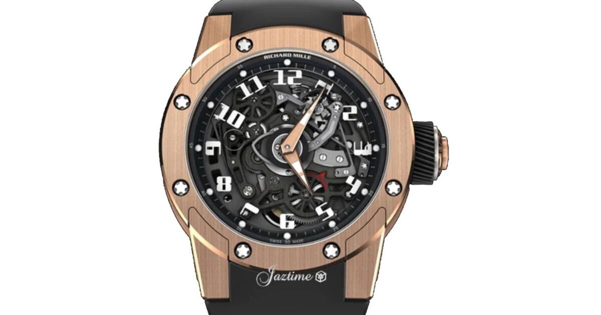 Richard Mille Automatic Winding Dizzy Hands Red Gold
