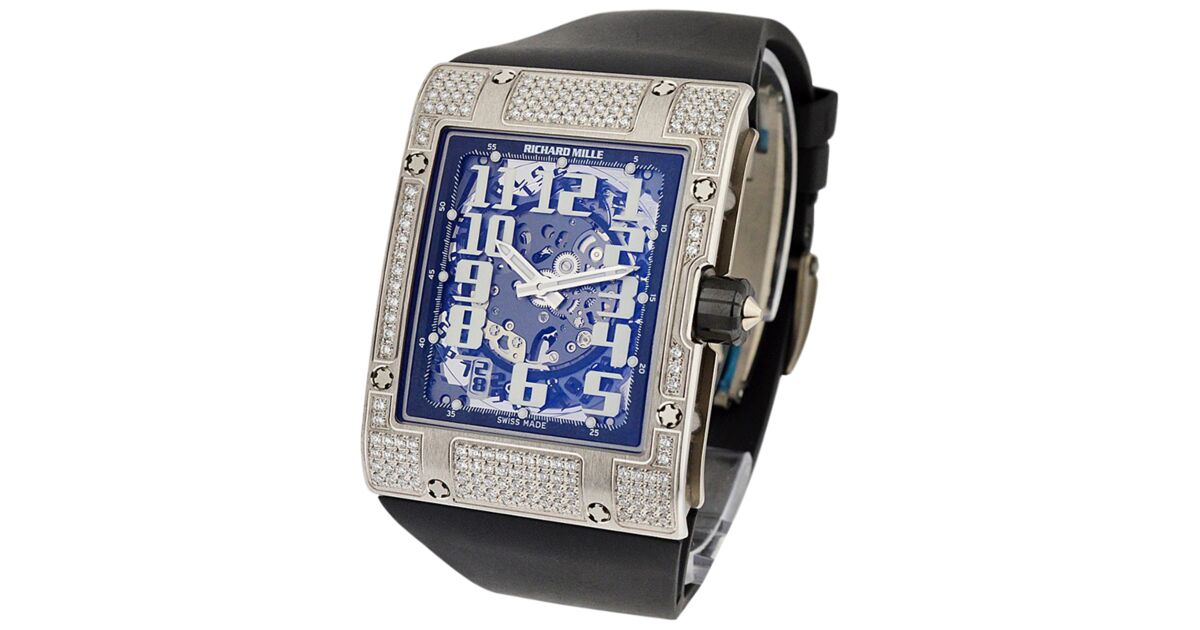 Richard Mille Automatic Winding Extra Flat White Gold