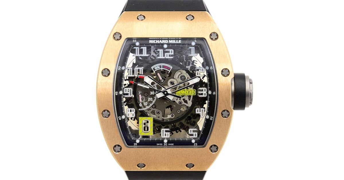 Richard Mille Declutchable Rotor Rose Gold RM 030 Richard Mille Declutchable Rotor Rose Gold RM 030