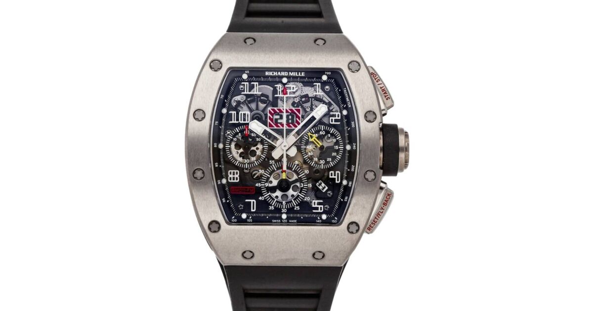 Richard Mille Flyback Chronograph Felipe Massa Titanium RM 011