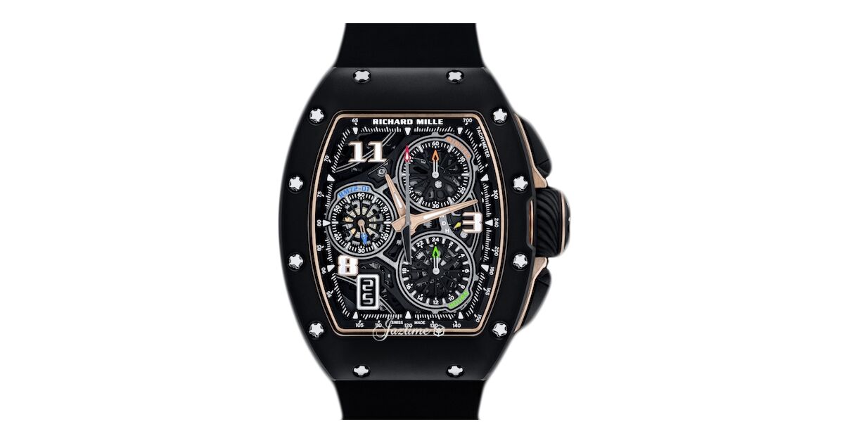 Richard Mille Lifestyle Flyback Chronograph Black Ceramic RM 72 01 BRAND NEW