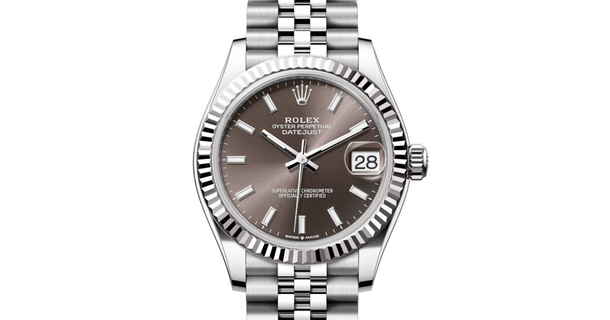 FUKA✕20 Rolex Datejust 31 White Gold/Steel Dark Grey Index Dial