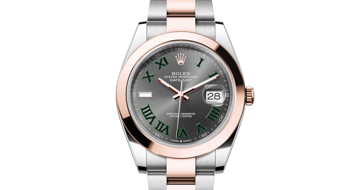 WHATWEWANT WWW_EXTENSIONTABLE（WN） 126301 Slate Roman Jubilee Wimbledon Rolex Datejust 41mm