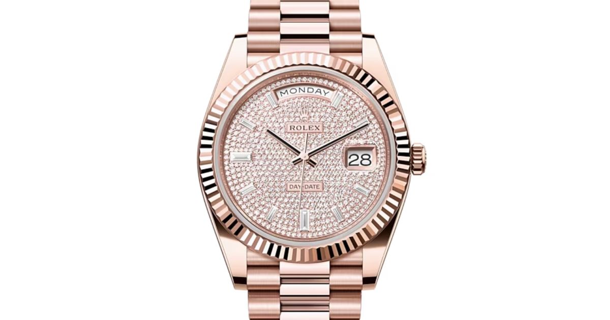 Gold day date 40mm deals