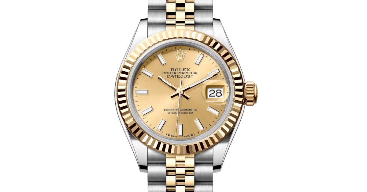 279173 Silver Index Jubilee Rolex Lady Datejust 28mm