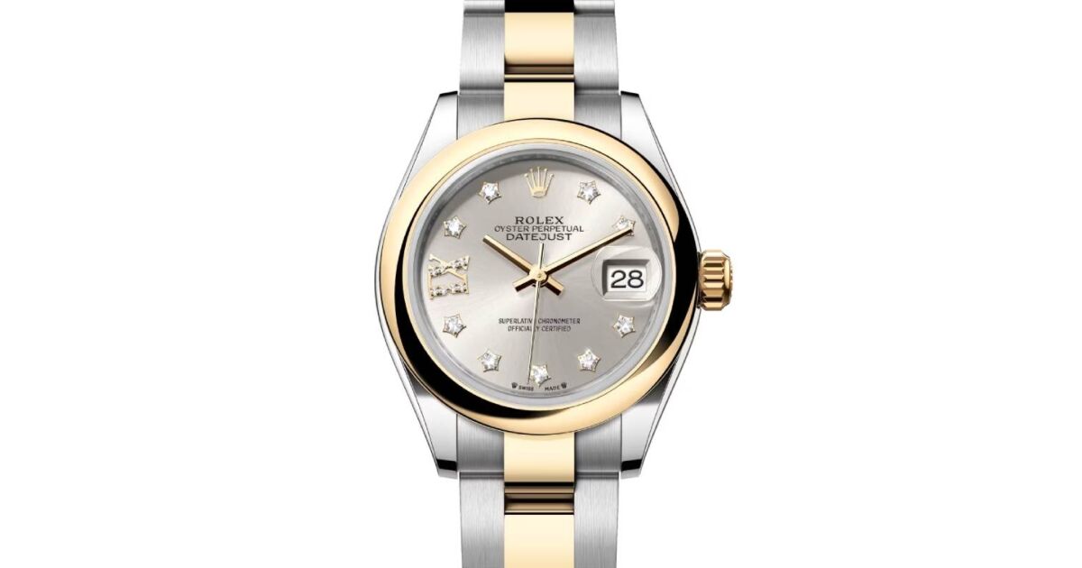 Rolex Datejust 28 279163 Silver Diamond Roman 9 o' Clock Rolex Datejust 28 279163 Silver Diamond Roman 9 o' Clock