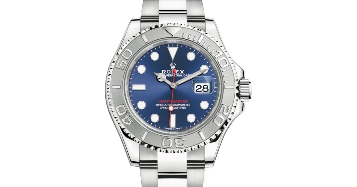 Rolex Yacht Master 40 Stainless Steel Blue Dial Platinum Bezel Oyster Bracelet 126622 BRAND NEW