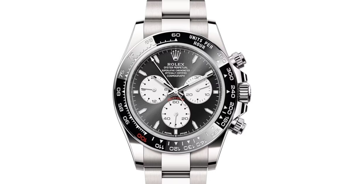Rolex black and white outlet