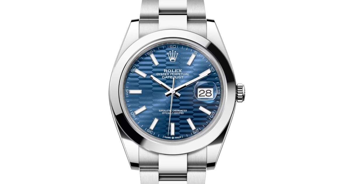 2020 Rolex Datejust 41 Jubilee Bracelet Oystersteel Azzurro