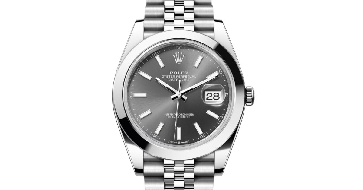 Rolex datejust 41 steel price best sale