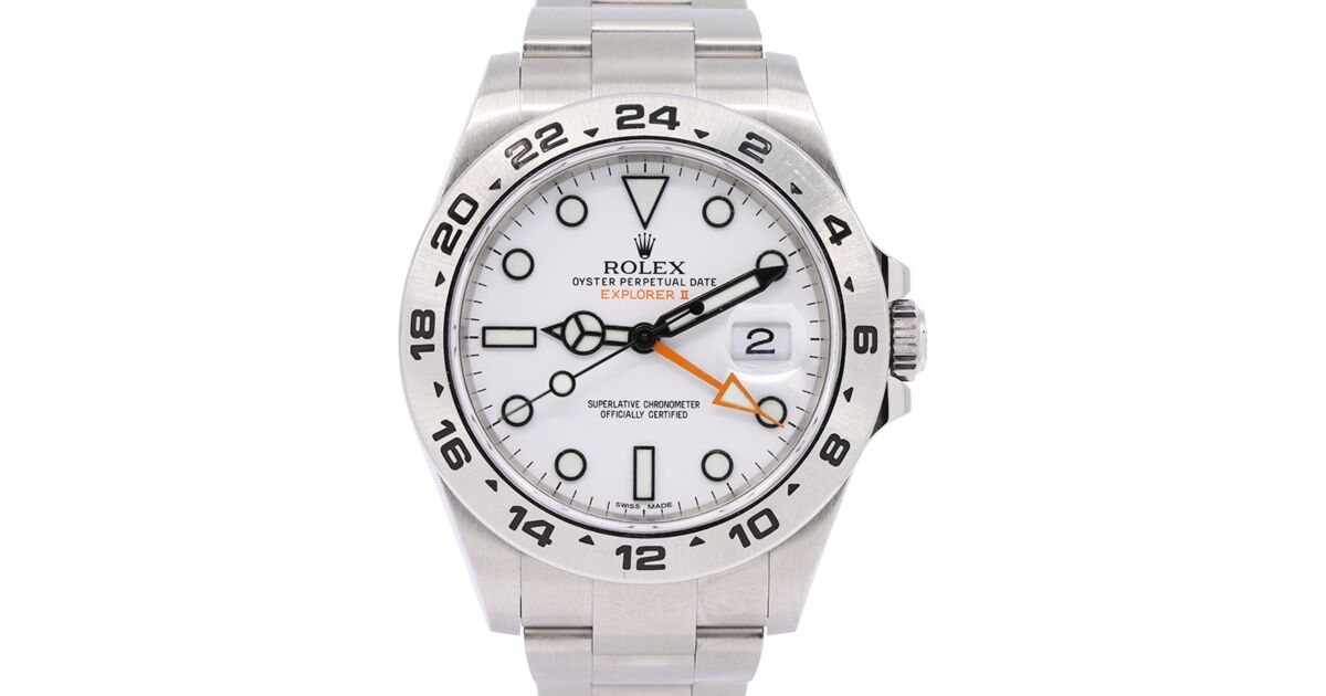 〇純正 ROLEX 2駒 14000 15200 67480 SS FZ8614 38565: Rolex Explorer II, Size 42mm, Ref. 226570, Unworn