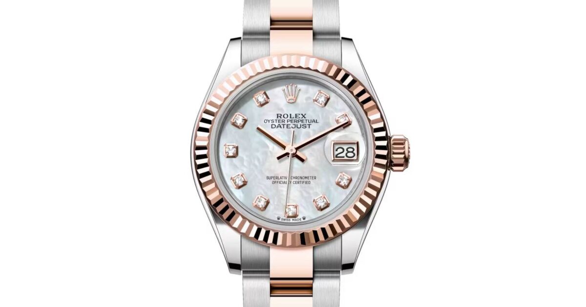 Rolex Datejust 28 279171 White Mother of Pearl Diamond