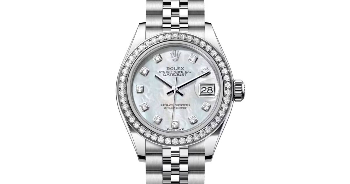 Rolex Lady-Datejust 28 279384RBR White Mother of Pearl