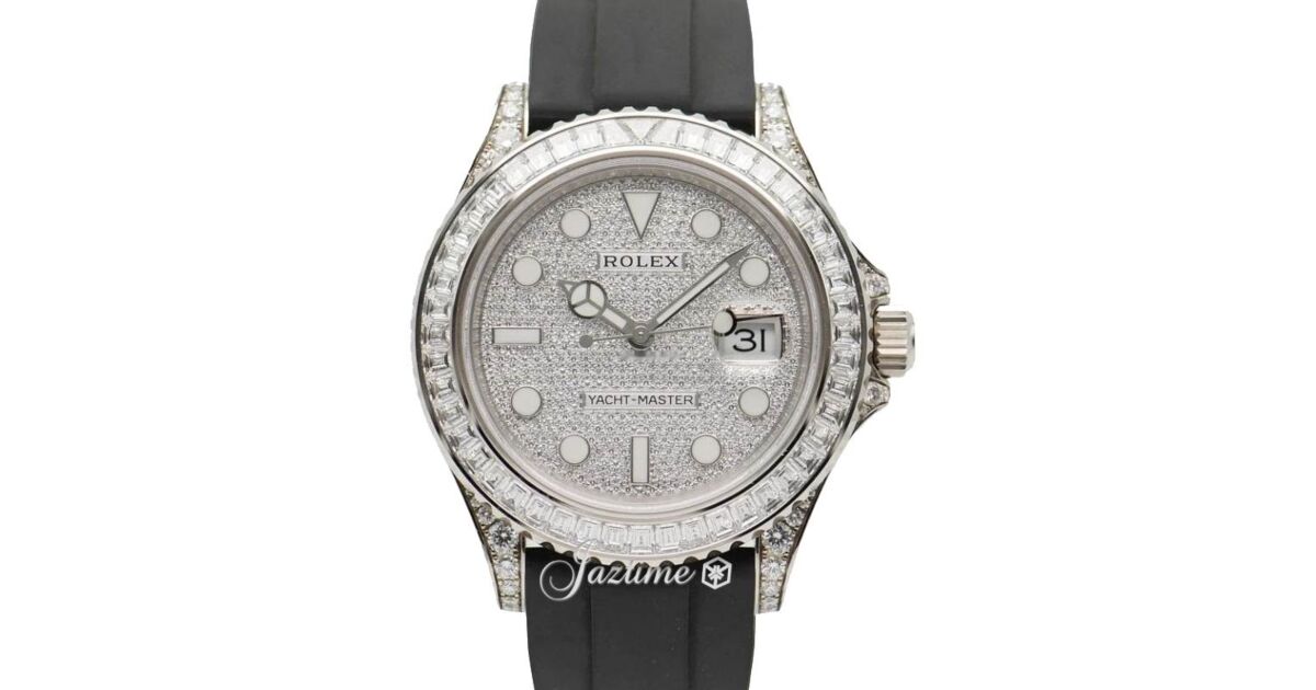 Rolex yacht master diamond on sale