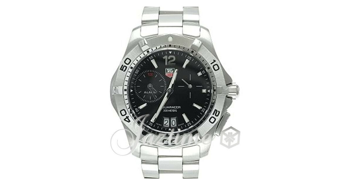 Tag Heuer Aquaracer Black Index Dial Stainless Steel Bezel