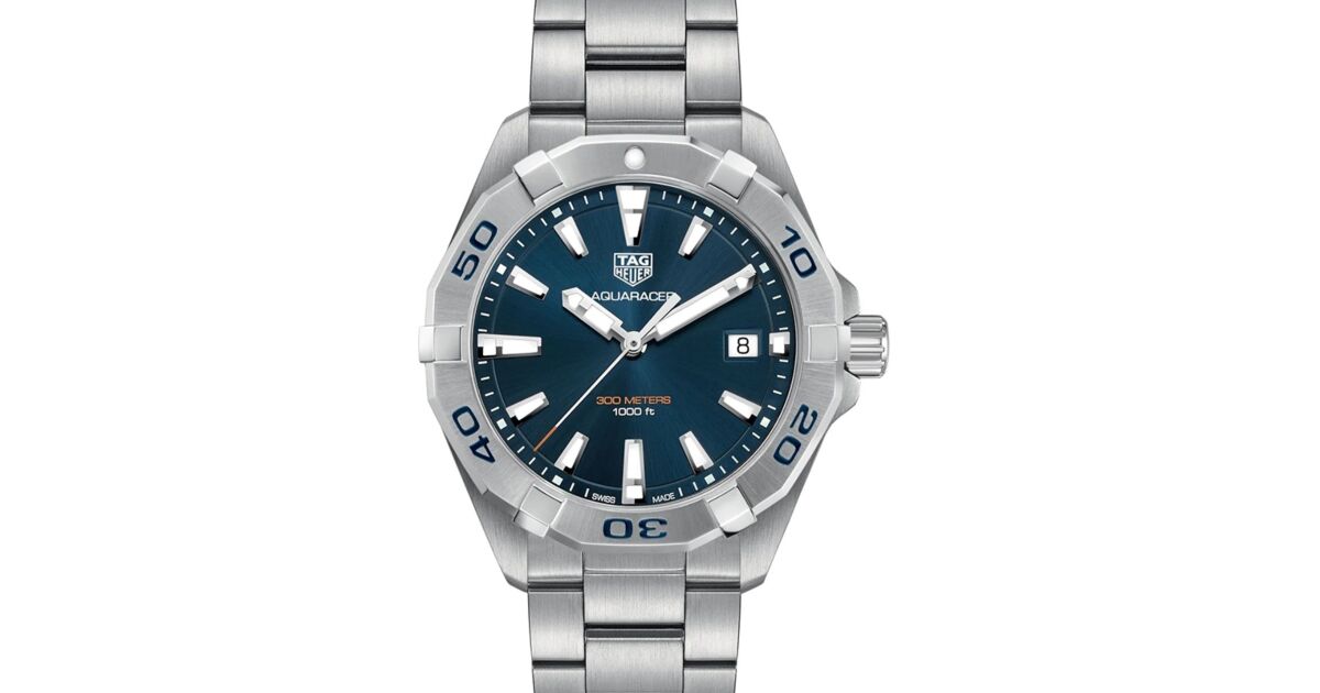 Tag Heuer Aquaracer Stainless Steel Blue Index Dial & Stainless Steel  Bracelet WBD1112.BA0928 - BRAND NEW