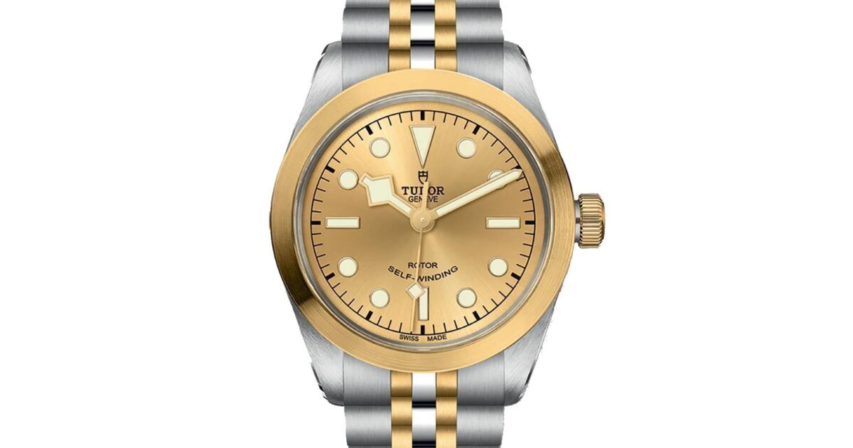 Tudor black bay 36 gold on sale